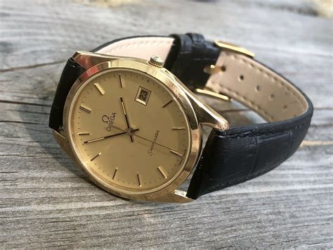 do omega seamasters have goldplateint